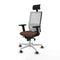 Bureaustoel Piqueras y Crespo 2D026G1 Donkerbruin
