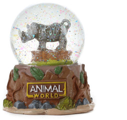 Dream Horse Animal World - Sneeuwbol Wild Dier - Glitters rond leeuw olifant giraffe neushoorn zebra tijger