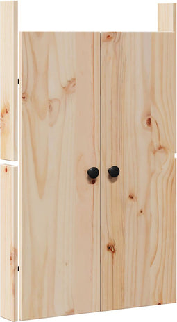 vidaXL - Buitenkeuken - Deuren - 50x9x82 - cm - Massief - Grenen - Hout
