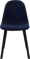 Set van 4 Kick eetkamerstoel Ted - donkerblauw