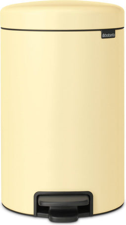 Brabantia NewIcon - Pedaalemmer - 12 liter - Mellow Yellow