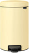 Brabantia NewIcon - Pedaalemmer - 12 liter - Mellow Yellow