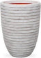 Capi Europe - Vaas elegant laag Row NL - 46x58 - Ivoor - Opening Ø38 - Bloempot voor binnen en buiten - Levenslang garantie - Breukbestendig - 100% Recyclebaar - CO2 Neutraal geproduceerd - KRWI783