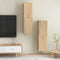 vidaXL - Tv-meubels - 2 - st - 30,5x30x110 - cm - bewerkt - hout - sonoma - eikenkleurig
