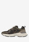 Mexx Norah Komo - Sneakers - Suède en mesh - Groen - Maat 40
