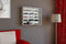 Vitrinekast wandvitrine Mandosa L Grijs beton Look