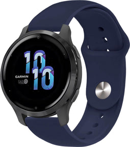 imoshion Siliconen Sport bandje - Universeel 22 mm aansluiting - Donkerblauw