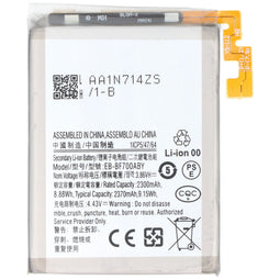 Battery suitable for Samsung Galaxy Z Flip, SM-F700F, Li-Polymer, 3.8V, 2370mAh, 9.0Wh, without tool