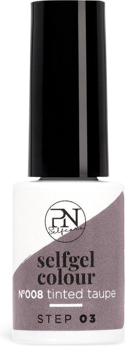 PN Selfcare Nagellak - 'N8 Tinted Taupe' Gel Nagellak Taupe Grijs - Vegan & Hema Vrij - 21 Dagen Effect - Gellak - Gelnagels voor UV/LED Lamp - 6ml