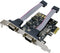 LogiLink PC0031 - PCIe Seriële Controller - 2x 9-pins Aansluitingen
