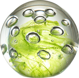 J-Line presse-papier Luchtbellen - glas - goen - large