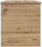 vidaXL - Opbergbank - met - Deksel - Artisan - Eiken - 100x42x46 - cm - Engineered - Hout