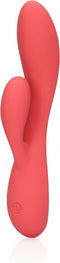 Shots - Loveline LOVE005PNK - Smooth Ultra Soft Silicone Rabbit Vibrator - Astro Dust