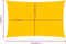 vidaXL - Zonnezeil - 160 - g/m² - rechthoekig - 2x3,5 - m - HDPE - geel