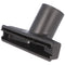 Floor nozzle with sweeping bristles 14cm for vacuum cleaners with round connection 35mm black