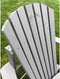 SenS-Line Adirondack dubbele tuinstoel - Hout - Grijs