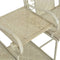 vidaXL - Tuinbank - 2-zits - 161 - cm - staal - wit
