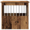 vidaXL - Hondenbench - 45x62x59 - cm - bewerkt - hout - oud - houtkleurig