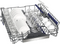 Siemens SN55ES12CE - Half geïntegreerd - iQ500 - 14 couverts - 8 programma's - A - 42 dB