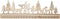 Creativ Company Houten Advent Kalender 40x3,6x12 cm