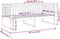 vidaXL - Slaapbank - 100x200 - cm - massief - grenenhout - zwart