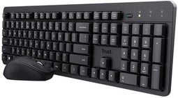 Trust Ody II - Draadloze Desktopset - Stil toetsenbord en muis - Qwerty