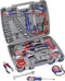 kwb gereedschapskoffer inclusief gereedschapsset, 65-delig, gevuld, robuust en hoogwaardig, ideaal voor huishouden of garage, in praktische kunststof koffer, veelkleurig