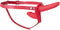 Fetish Tentation - Strap on - Dubbel - Rood - 15.5 x 3cm en 8.7 x 2.9cm