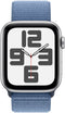 Apple Watch SE (2023) - Smartwatch - GPS + Cellular - 44mm - Zilver (Blauw)