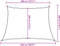 vidaXL - Zonnezeil - 160 - g/m² - 4/5x3 - m - HDPE - bruin