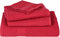 vidaXL - Handdoeken - 4 - st - 100x200 - cm - 360 - g/m² - 100% - katoen - rood