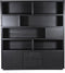 Kast Helsinki - 200x220cm - zwart