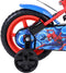 Volare Spiderman - Kinderfiets - 12 inch - Rood - Massieve EVA banden - Zijwielen