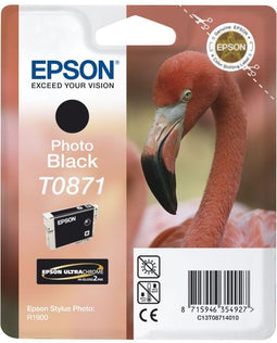Epson T0871 - Inktcartridge - Ultra Gloss High-Gloss - Zwart