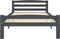 vidaXL - Bedframe - massief - grenenhout - donkergrijs - 90x200 - cm