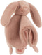 J-Line pluche Doudou Konijn - polyester - roze