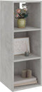 vidaXL Wandkast - 34,5x32,5x90 cm - bewerkt hout - betongrijs