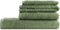 PHLOX Handdoeken Set 50x100 cm - 6 stuks - 600 g/m2 Zacht Katoen - Supreme Collectie - Oud Groen