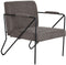 Leunstoel DKD Home Decor Grijs Metaal Polyester (64 x 69,5 x 76 cm)