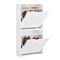 SoBuy FSR204-W - Schoenenkast - Ultradun 19 cm diep - Wit