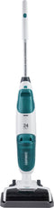 Leifheit Regulus Aqua PowerVac - Draadloze vloerreiniger 2in1 - 24 V accu - Wit/Turquoise (2 stuks)