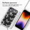 iMoshion Hoesje Geschikt voor iPhone SE (2022) / SE (2020) / 8 / 7 Hoesje Met Koord - iMoshion Design Hoesje met Koord - Transparant / Butterfly