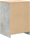 vidaXL - Garagekast - 60x51x85 - cm - massief - grenenhout - betongrijs