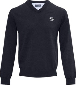 Mario Russo Pullover - Navy - Maat M - Italiaanse kwaliteit
