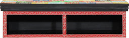 vidaXL - TV - Meubel - Wand - Gemonteerd - Kleurrijk - 80x30x22 - cm - Geengineerd - Hout