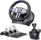 PXN V9 Gen 2 - Race Stuur - 270/900° - Met Pedalen en Shifter - Geschikt voor PS4 Xbox One PC Xbox Series X|S PS3 - Met App