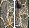 iMoshion Hoesje Geschikt voor Samsung Galaxy A72 Hoesje Met Pasjeshouder - iMoshion Design Softcase Bookcase - Meerkleurig / Golden Leaves