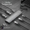 Linq LQ48011 - USB-C Multiport Hub - 10Gbps Dataoverdracht Dual 4K HDMI Gigabit Ethernet - Grijs