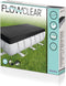Bestway Flowclear - Afdekhoes zwembad 396 x 185 cm - Geschikt voor 404 cm - Zwart
