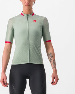Castelli PEZZI FIETSSHIRT DEFENDER GREEN - Vrouwen - maat S